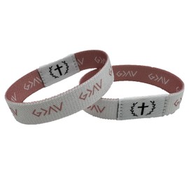 XZG Daily Bible Verse Bracelet Bible Verse Devotional Bracelets Inspirational Bible Verse Bracelet Wristbands for Women Men Teens 2Pc