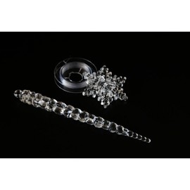 ToBeIT 10 Pieces Snowflake and 10 Pieces Icicle Christmas Tree Pendants Christmas Decoration