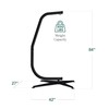 Best Choice Products Metal Hanging Hammock C-Stand for Chair/Weather-Resistant Finish,