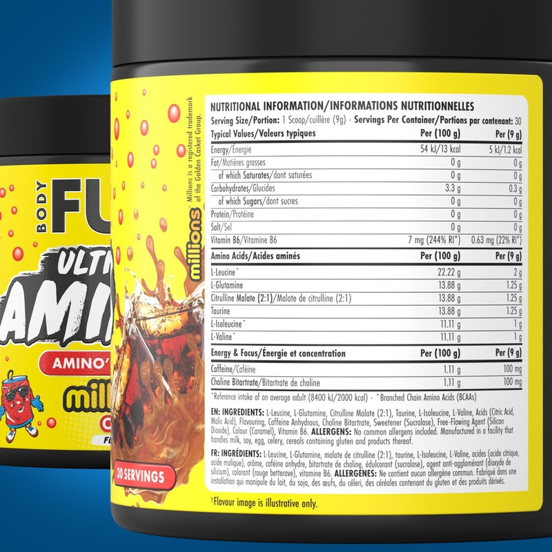Applied Nutrition BodyFuel Amino's - Amino Acids Supplement, EAA Essential