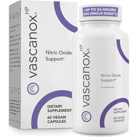 Calroy Health Sciences Vascanox HP - Next Generation Nitric Oxide Support - Up to 24 Hours on Single dose*+
