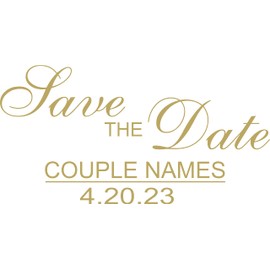 SEC Apparel Wedding Save The Date Iron On Vinyl Patches Decals Transfers Applique Letters for t Shirts Fabric Clothing |Bachelorette Bachelor