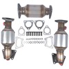 Weonefit Catalytic Converter Set 1 and 2 LH RH Replacement