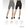 MeMoi 2 Pair High-Waist Shapewear Shorts, Smooth Thigh Shaper Shorts,