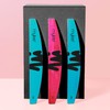Mylee 3 Pack Double Sided Half Moon Nail File 100/180