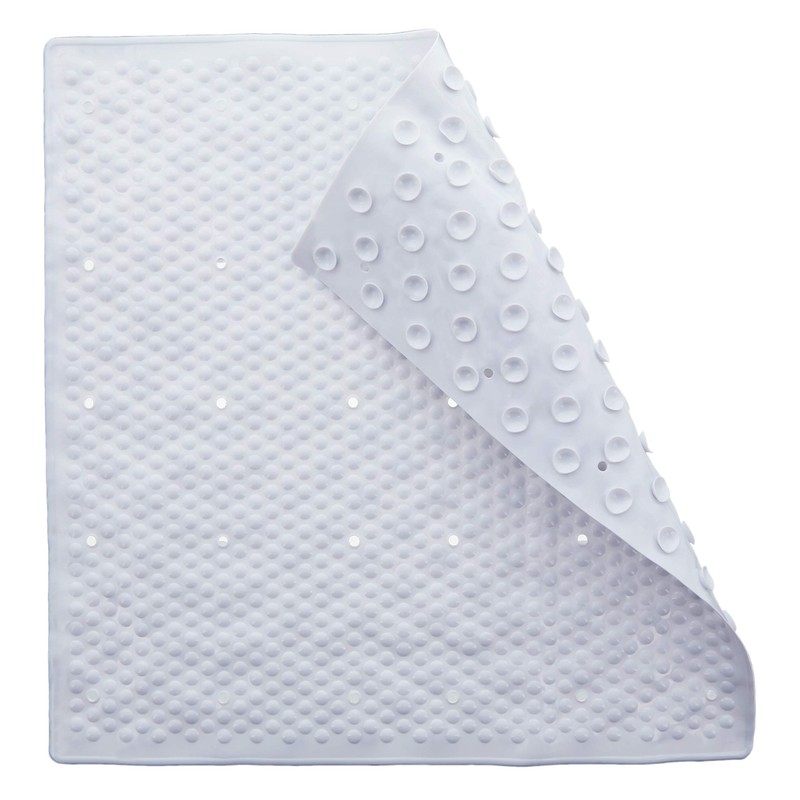 aztex PVC Non-Slip Shower or Bath Mat with Suction Cups