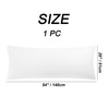 PiccoCasa Body Pillow Cover Egyptian Cotton Bolster Pillow Cases -