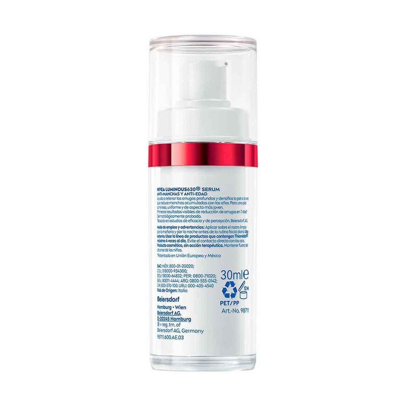 Serum Nivea Luminous 630 Antiedad 30 ML