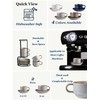 Gomakren 2.5 Ounce Espresso Cups Set of 4, Small Stackable