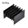 sourcing map TO-220 Aluminium Heatsink for Cooling MOSFET Transistor Diodes