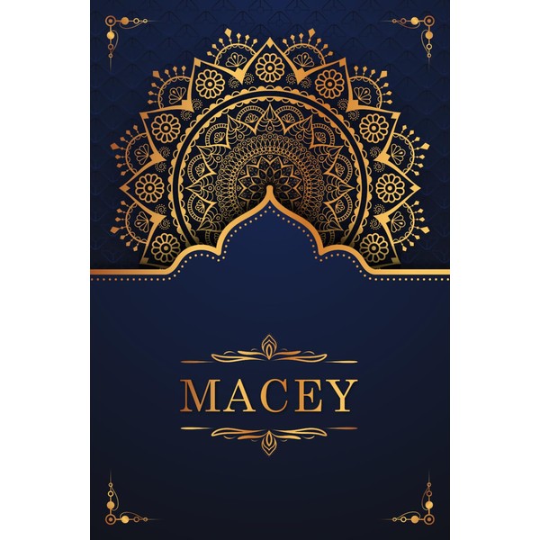 Macey: Personalized notebook with name Macey | Birthday gift for