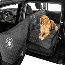 Ruff Liners Back Seat Extender for Dogs, Large 2025 Version – Make More Room for Your Pup – Waterproof, Door Protection, Machine-Washable & Holds Up to 400 lbs – Sturdy Back Seat Pet Cover for Dogs