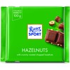 Ritter Sport Milk Chocolate with Chopped Hazelnuts 100g/3.52oz (Pack of