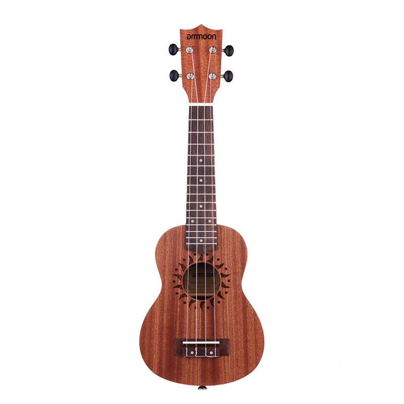 21 Inch Wooden Acoustic Ukulele Ukelele Uke Sapele Wood