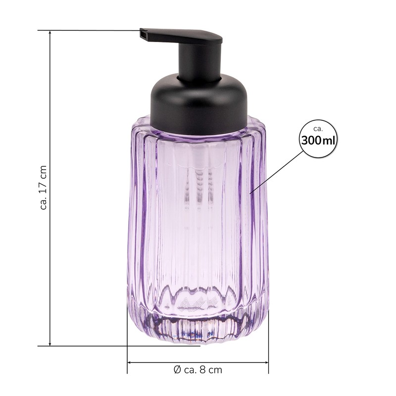 bremermann Soap Dispenser, Foam Soap Dispenser, Soap Dispenser (Lavender)