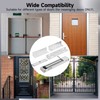 Lnrueg Electromagnetic Lock with ZL Brackets, Waterproof Electric Magnetic Door