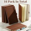 Laumoi 14 Pack Lined Journal Notebooks 5.5 x 8.2 Inch