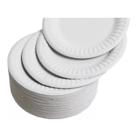 Marba 100 Pz Plato Cartón #6 , Pastel Biodegradable, Eco  29cm Di