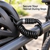 Mini Combination Cable Lock for Bike Helmets – Portable Steel