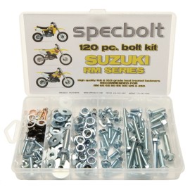 Specbolt 120pc RM Bolt Kit Suzuki RM60 RM65 RM80 RM85 RM125 RM250 60 50 80 85 100 125 250