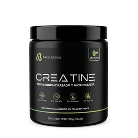 Creatina Monohidratada y Micronizada 300grs. Alka Balance
