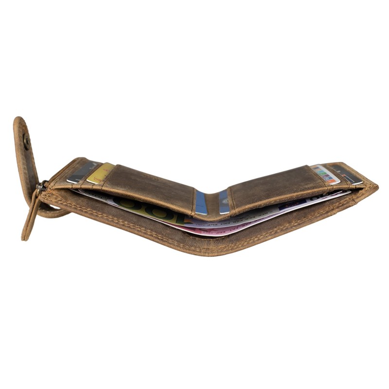 STILORD Beckett' Mini Wallet for Men Leather RFID and NFC