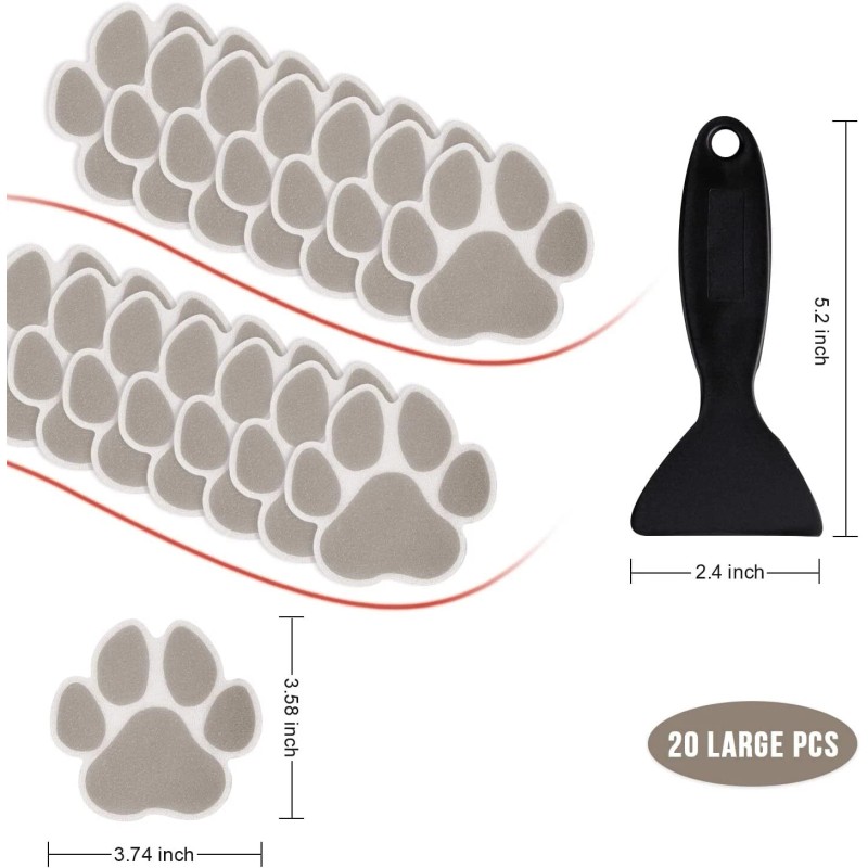 Secopad Non Slip Bathtub Stickers Set 20 Pieces Slip Resistant