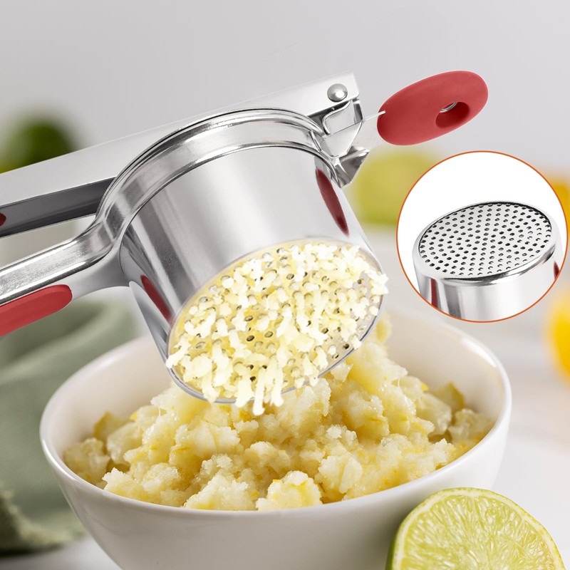 Potato Ricer, Large Heavy Duty Stainless Steel Potato Ricer, 425