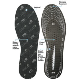 Moneysworth and Best Men's Odor Away Insole, 8-11
