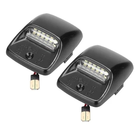 tacoma 2005 + License Plate Light 3W Pair of Car 18 LEDs Number Lamp White Color Indicator Accessory for TOYOTA Tacoma 2000-2015(12V)