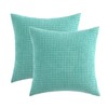 NAVIBULE Corduroy Throw Pillow Covers 18x18 Soft Decorative Pillow Covers