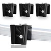 Pontoon Fender Clips for Square Rails, Mental Pontoon Boat Bumpers