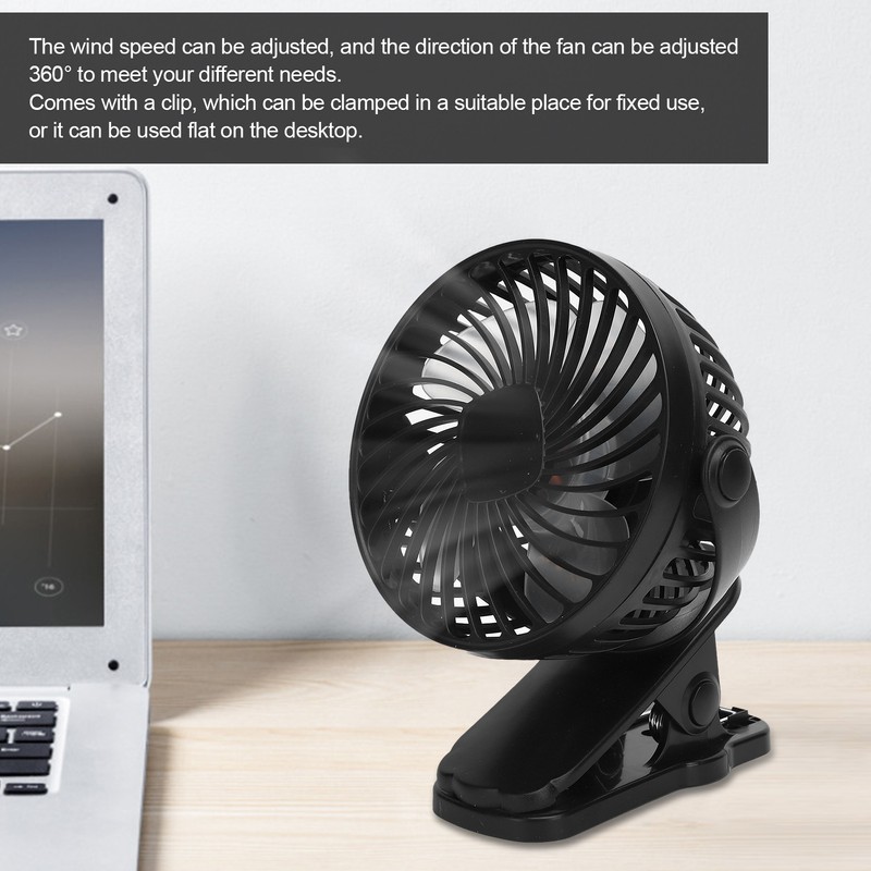 W‑06 Mini USB Fan Portable Desktop Rechargeable Low Noise Handheld