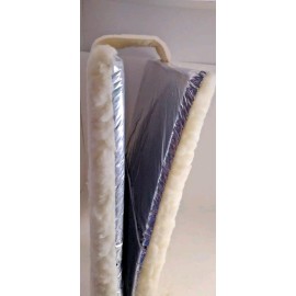 Unbranded Chair Pad Seat Cushion Polyester Chair/Rocker Metalized Side for Warmth