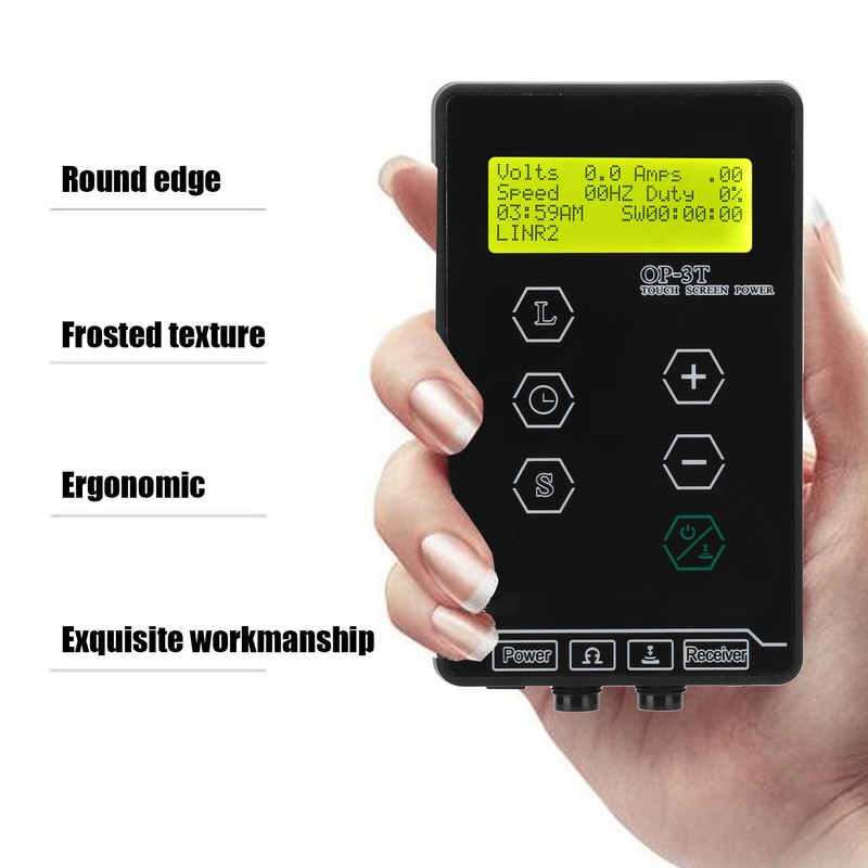 MultiFunctional Tattoo Power Supply Dual Model LCD Display Mini Tattoo
