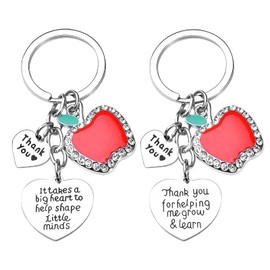 Teacher Appreciation Gift for Women 2pcs Graduation Appreciation Keychain
