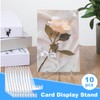 10Pcs Card Display Stand, Clear Card Stands Trading Card Display