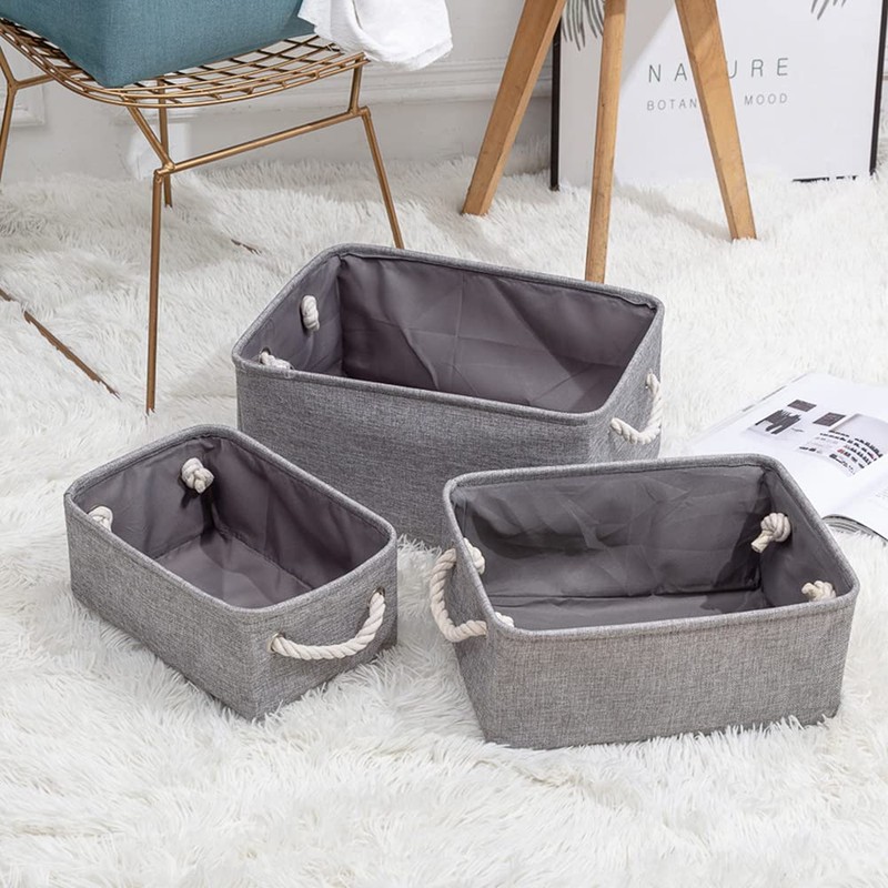 Anevous Foldable Storage Boxes, 36 x 26 x 16 cm,