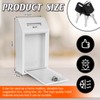 Metal Donation Box Collection Safe Suggestion Box with Lock Wall