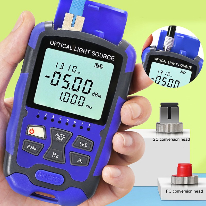 Mini Optical Power Meter Plug and Play Quick Response SC