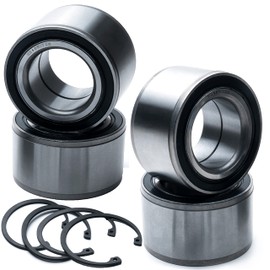 HD Switch 4 Pack Wheel Axle Bearing w/C3 Upgrade fits John Deere Gator HPX XUV 550 560 590m 590i RSX 850i 860i M156019 M159862 DAC366437 M176848 VGA10826 VG11584 VG11547 w/Snap-Ring N10193 Z52143