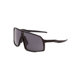 Coyote Python Pit Viper Designer Polarized Sunglasses | Men’s | Shield Style | 4 Color Options | 135mm | Oversized Retro | Matte Black Frame/Grey Lens