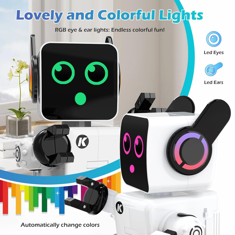 Anysun Robot Toy for Children, Intelligent RC Robot with Touch,