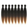 Extensiones de pelo trenzado preestirado, T30, 40.6 cm