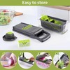 Multifunctional Vegetable Chopper 14 in 1 - Food Slicer, Dicer