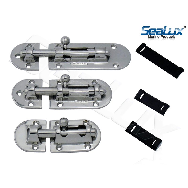 SeaLux Marine 316 Stainless Steel 4-1/4" Locker Latch Slide Barrel