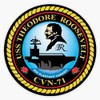 USS Theodore Roosevelt (CVN-71) Window Bumper Sticker Decal 5"