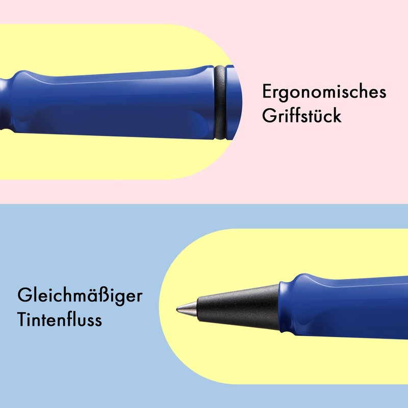 Lamy Lamy safari blue Tintenroller – zeitlos klassicher Stift mit