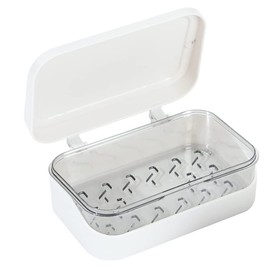 AllBright Soap Dish Soap Holder Soap Case Soap Rest Bathroom Lavatory Kitchen Bath Soap (White)