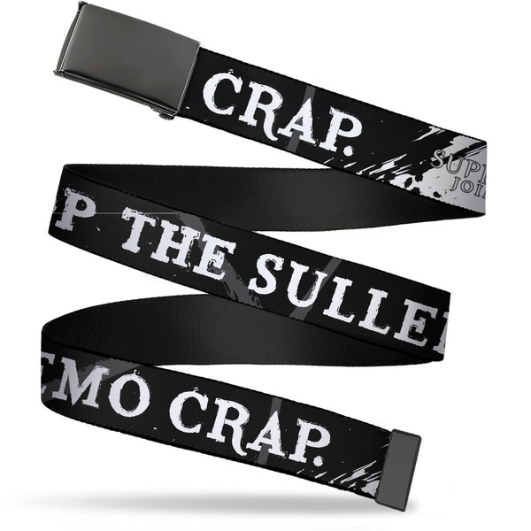 Buckle-Down Supernatural Flip Web Belt Supernatural Title Logo Stop With